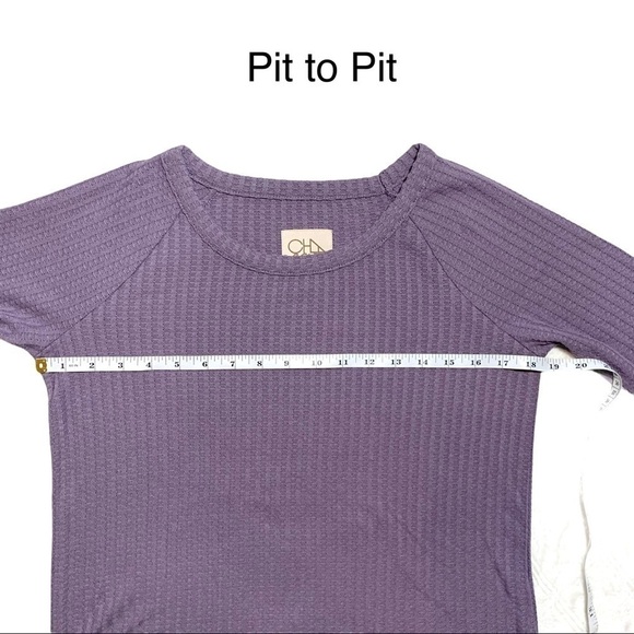 Chaser Thermal Button Cuff Waffle Knit Shirt Size Small - Picture 11 of 17